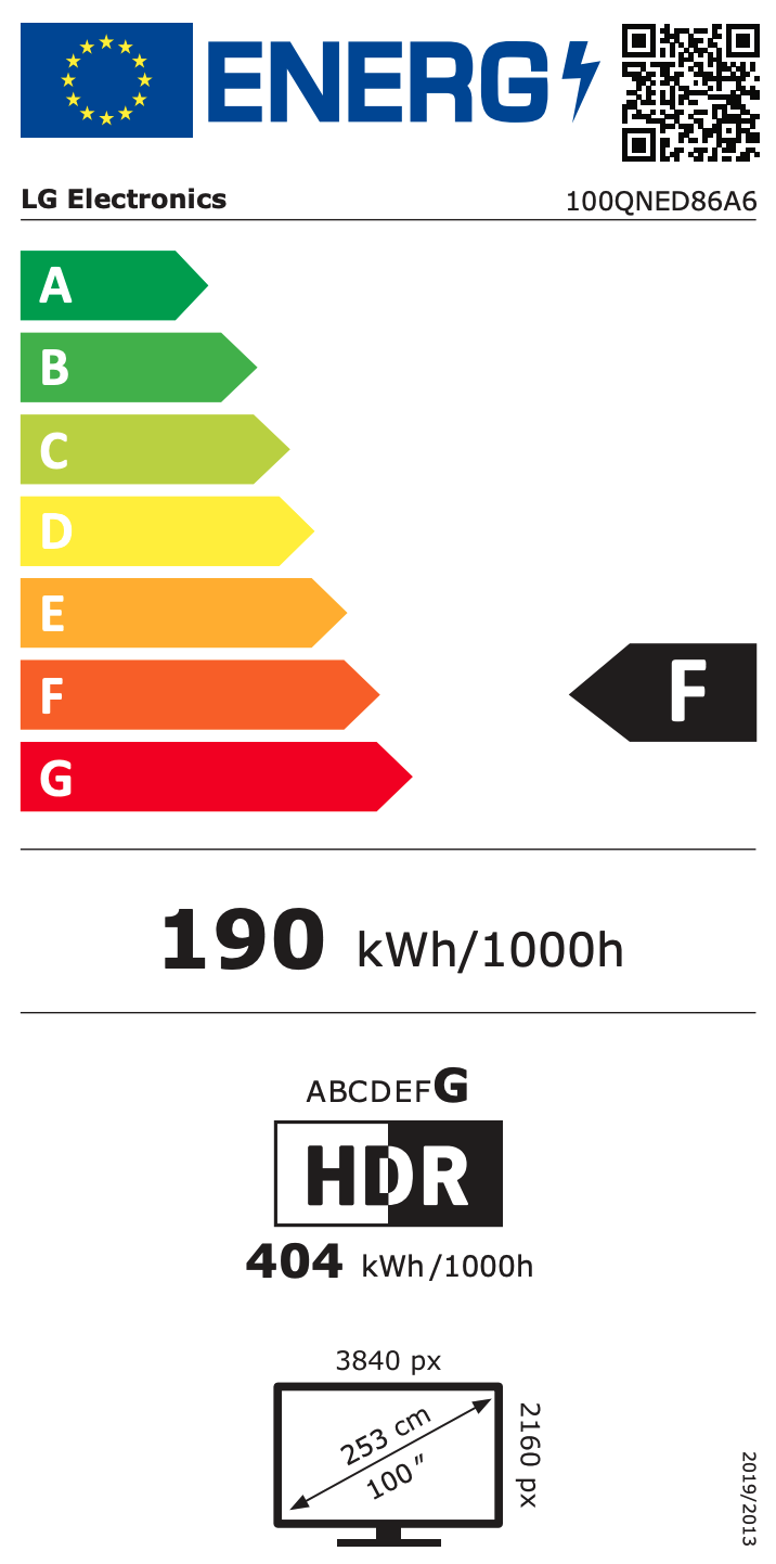 LG 100QNED86A6 televisie 4K UHD - 100"