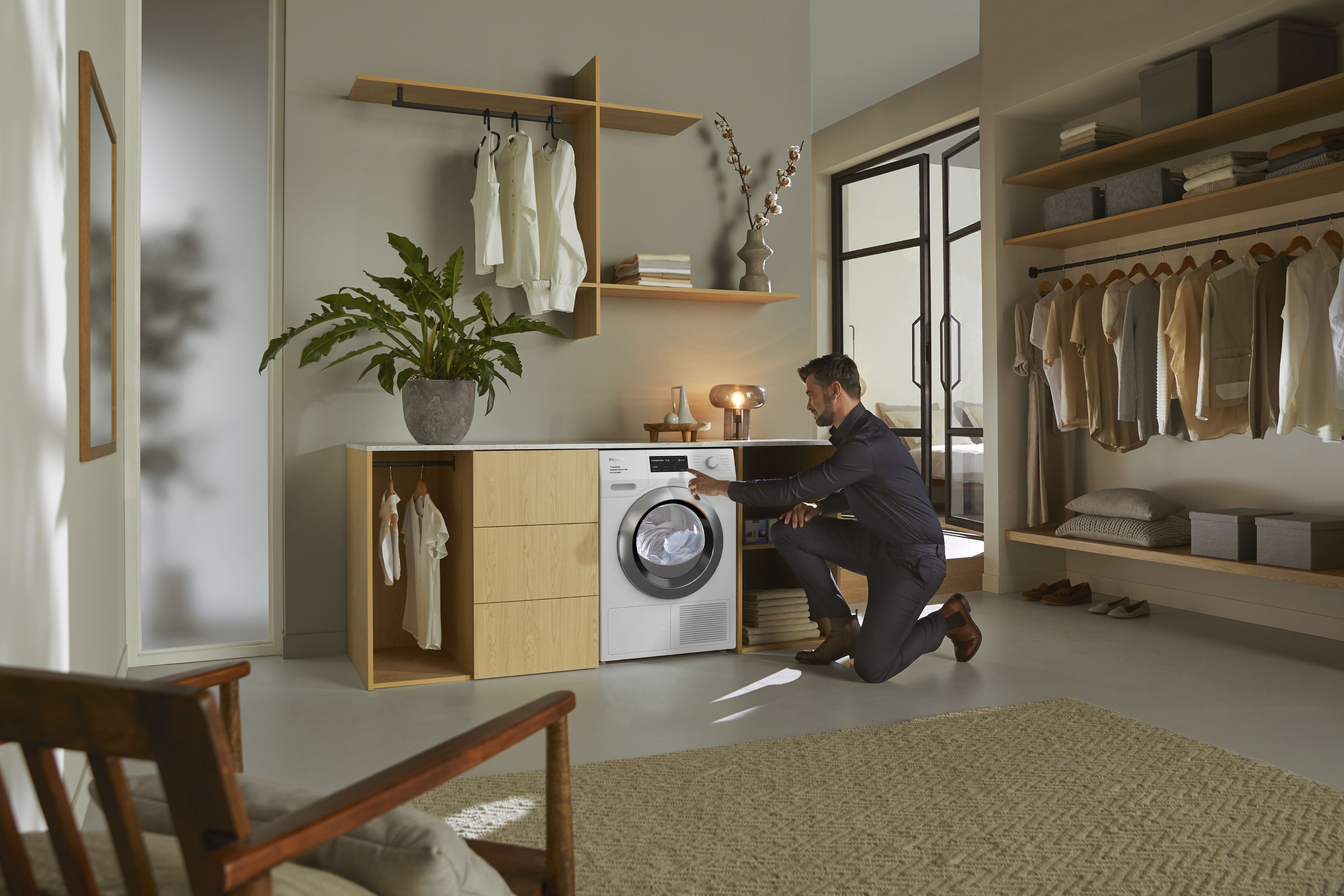 MIELE TEL695WP CHROME EDITION droogkast - warmtepomp MIELE TEL695WP CHROME EDITION droogkast - warmtepomp