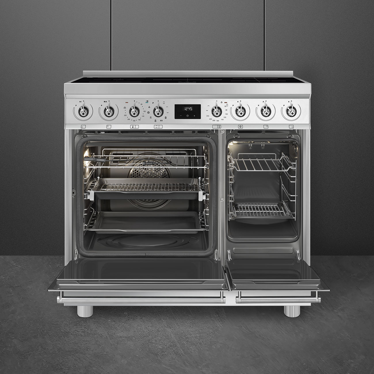 SMEG C92IPX2 fornuis met inductie kookplaat - 90cm SMEG C92IPX2 fornuis met inductie kookplaat - 90cm