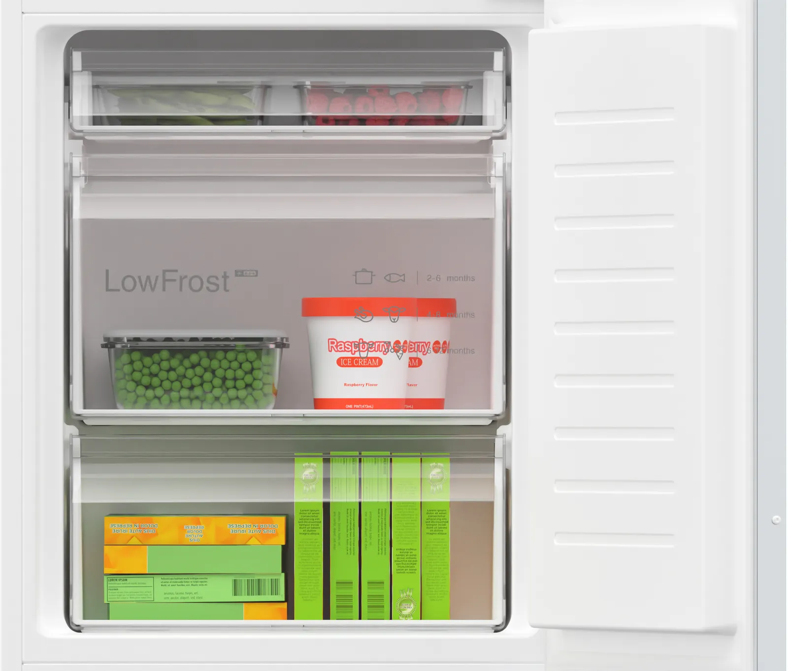 BOSCH KIV86VFE1 SERIE 4 koel-/vriescombinatie - 178cm