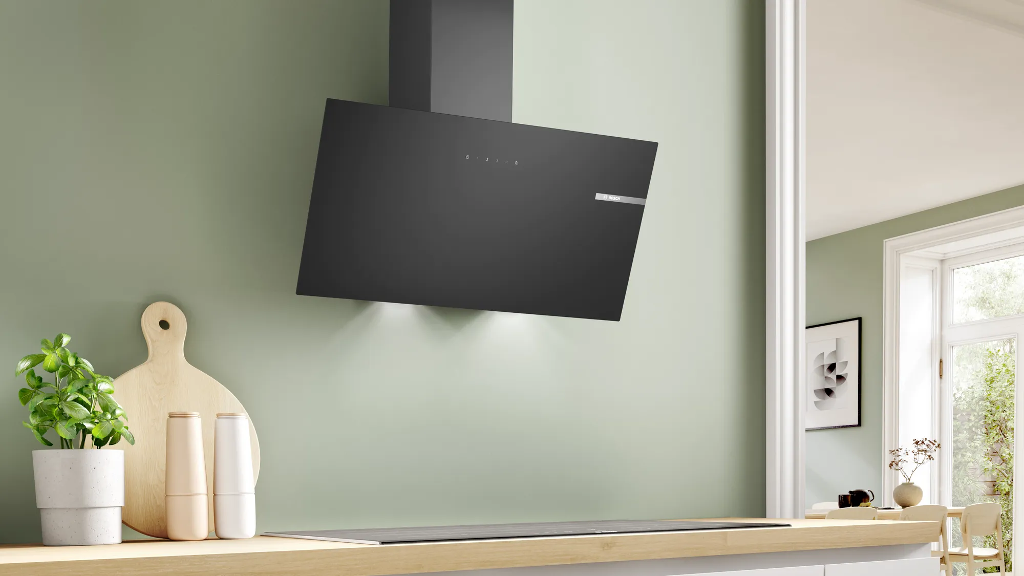 BOSCH DWK85DK60 SERIE 2 plafonddampkap - 80cm