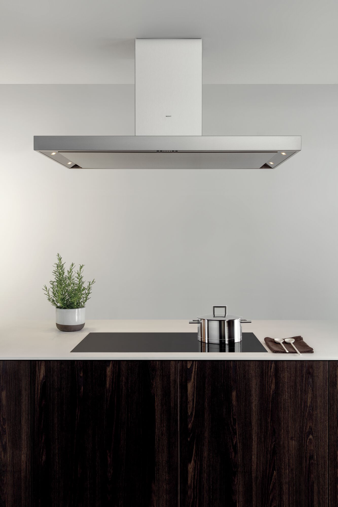 NOVY 7660 Flatline eilanddampkap - 120cm NOVY 7660 Flatline eilanddampkap - 120cm