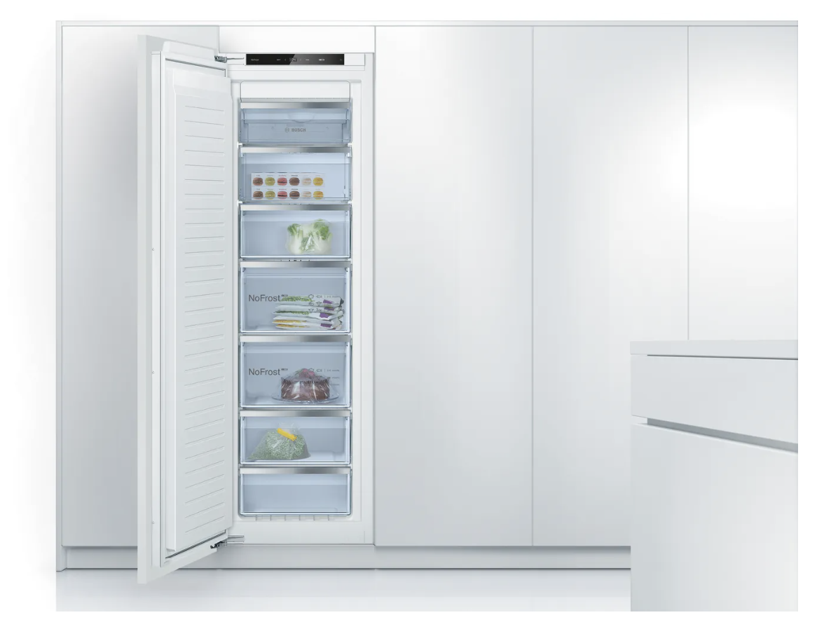 BOSCH GIN81ACE0 SERIE 6 inbouw vriezer - 178cm BOSCH GIN81ACE0 SERIE 6 inbouw vriezer - 178cm