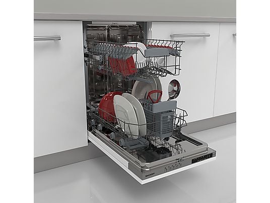 SHARP QWNS14I49EXEU vaatwasser volledig integreerbaar SHARP QWNS14I49EXEU vaatwasser volledig integreerbaar