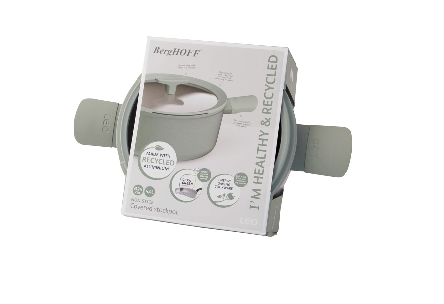 BERGHOFF 3950452 kookpot met deksel BERGHOFF 3950452 kookpot met deksel