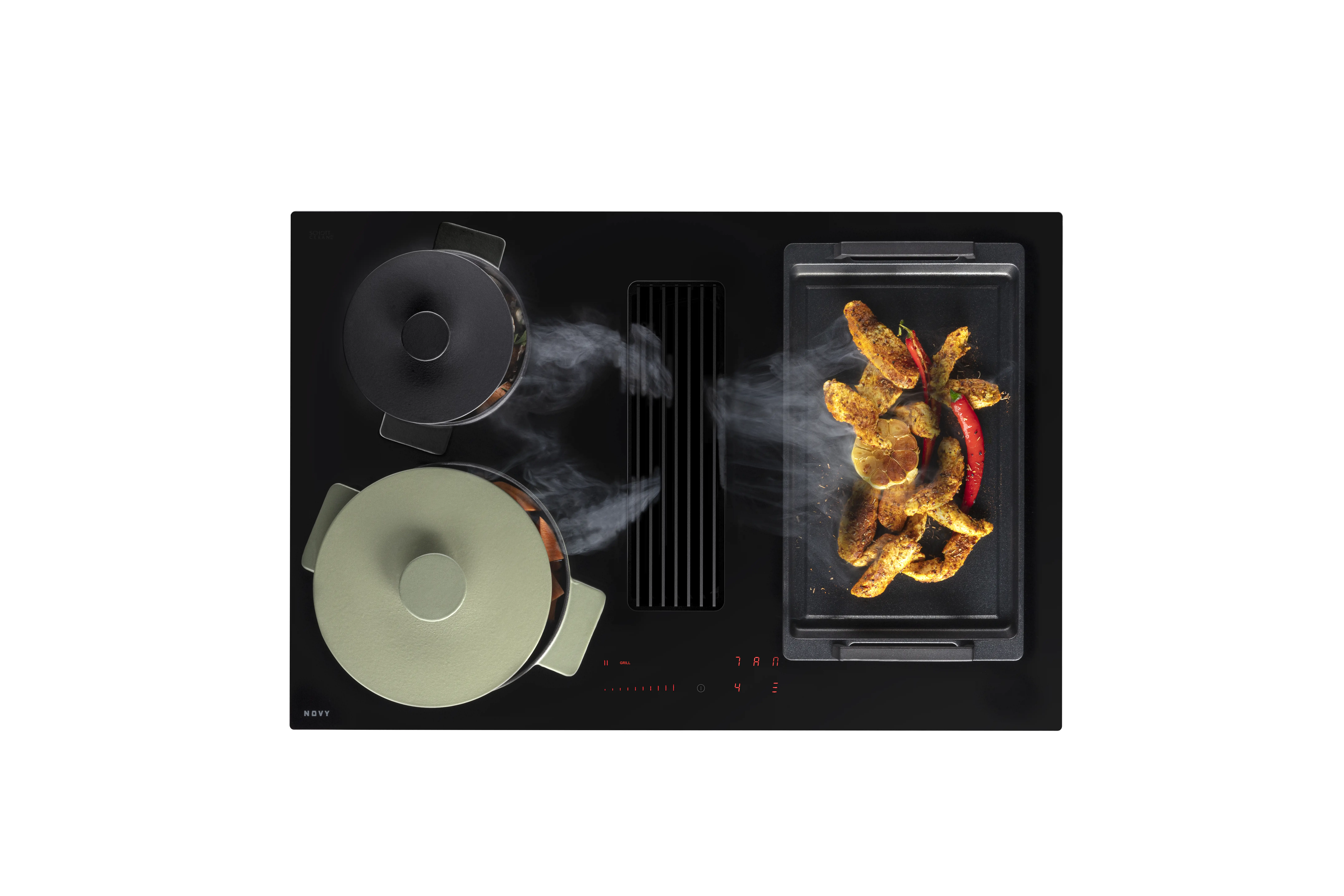 NOVY 1851 kookplaat met afzuiging - 80cm NOVY 1851 kookplaat met afzuiging - 80cm