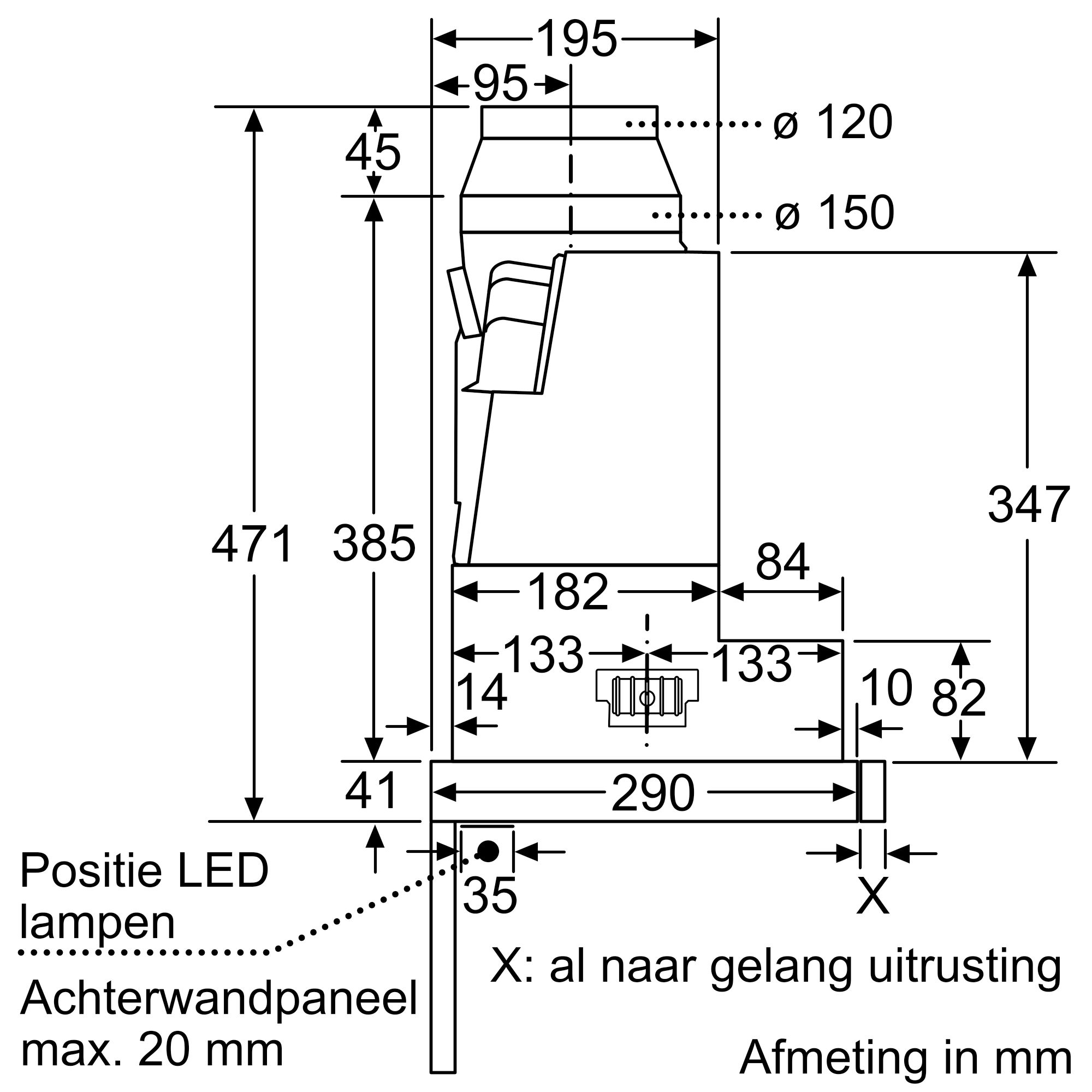 SIEMENS LI97RB531 IQ300 telescopische dampkap - 90cm SIEMENS LI97RB531 IQ300 telescopische dampkap - 90cm