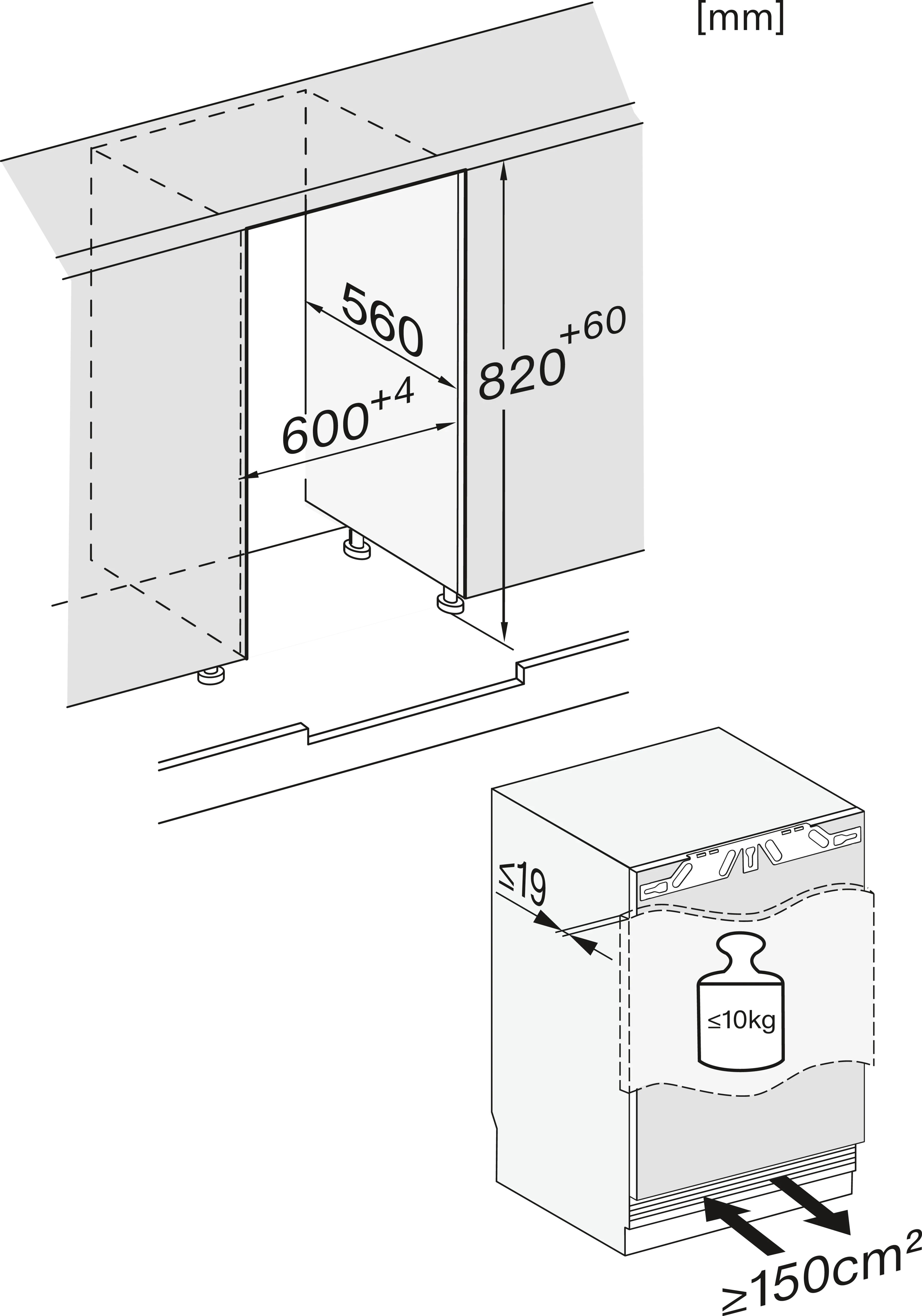 MIELE KU7035D koelkast zonder vriesvak - 82cm MIELE KU7035D koelkast zonder vriesvak - 82cm