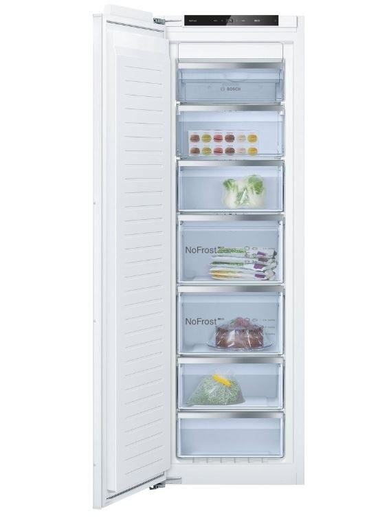 BOSCH GIN81ACE0 SERIE 6 inbouw vriezer - 178cm BOSCH GIN81ACE0 SERIE 6 inbouw vriezer - 178cm