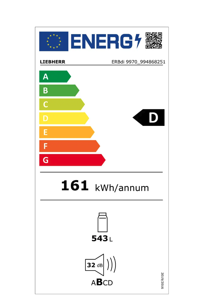 LIEBHERR MONOLITH ERBDI997020 koelkast zonder vriesvak - 213cm LIEBHERR MONOLITH ERBDI997020 koelkast zonder vriesvak - 213cm