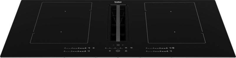 BEKO HIXI84700UP kookplaat met afzuiging - 80cm BEKO HIXI84700UP kookplaat met afzuiging - 80cm