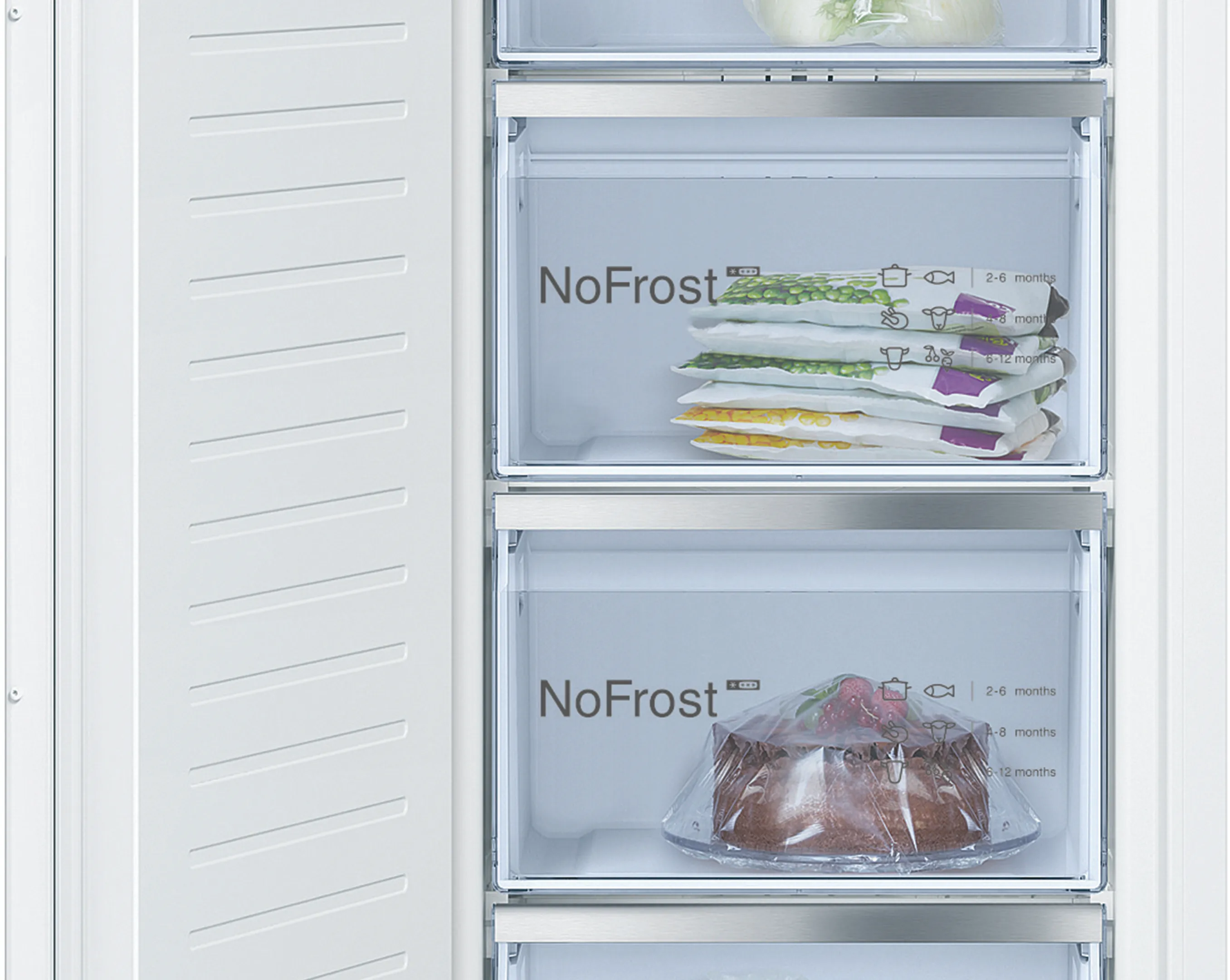 BOSCH GIN81ACE0 SERIE 6 inbouw vriezer - 178cm BOSCH GIN81ACE0 SERIE 6 inbouw vriezer - 178cm