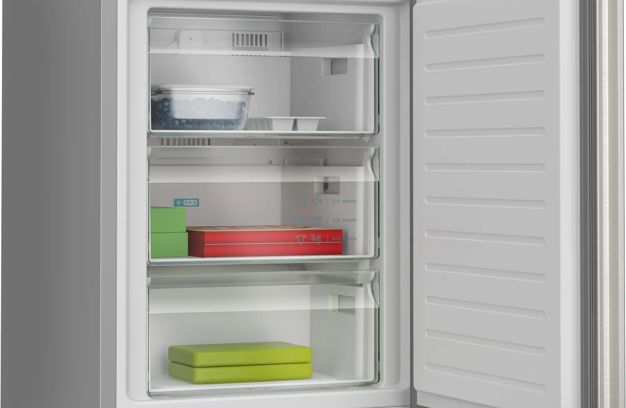 SIEMENS KG39NEIAF vrijstaande koel-/vriescombinatie - 203cm SIEMENS KG39NEIAF vrijstaande koel-/vriescombinatie - 203cm