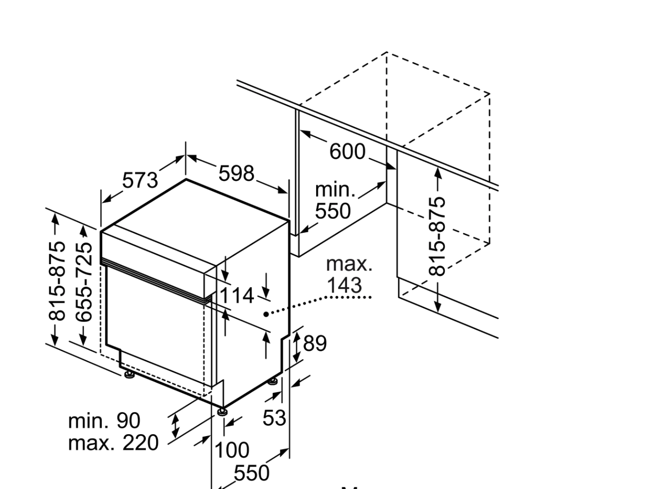 SIEMENS SN53HS01AE iQ300 vaatwasser met bedieningspaneel SIEMENS SN53HS01AE iQ300 vaatwasser met bedieningspaneel