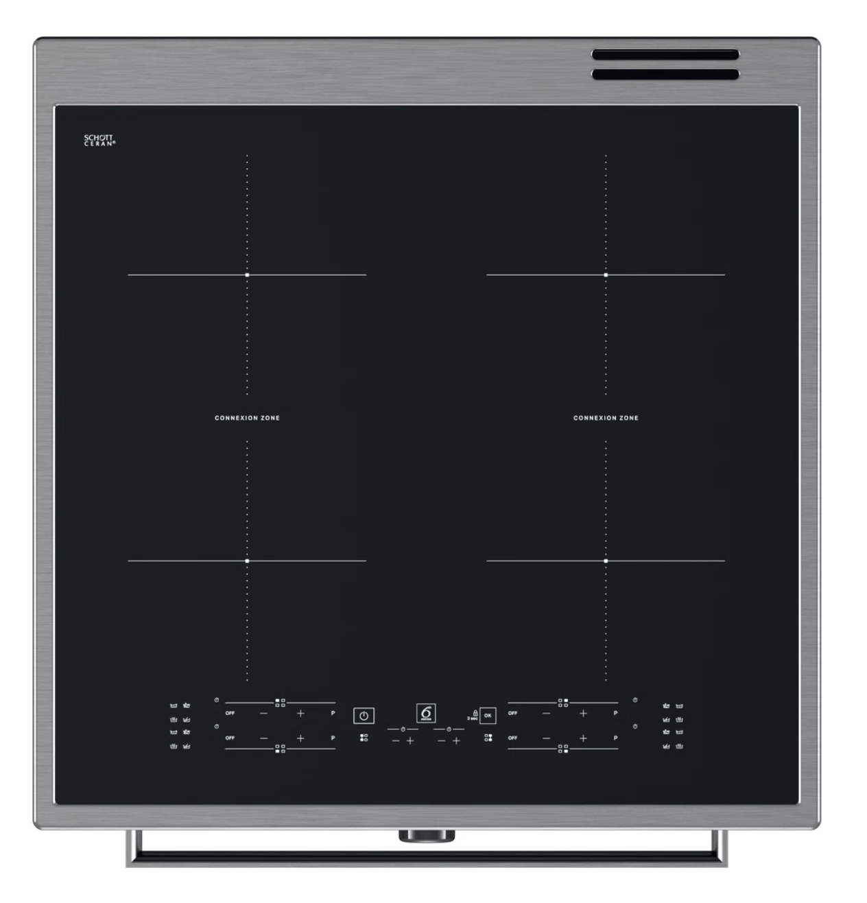 WHIRLPOOL WS68IB8ACX/FR fornuis met inductie kookplaat - 60cm WHIRLPOOL WS68IB8ACX/FR fornuis met inductie kookplaat - 60cm