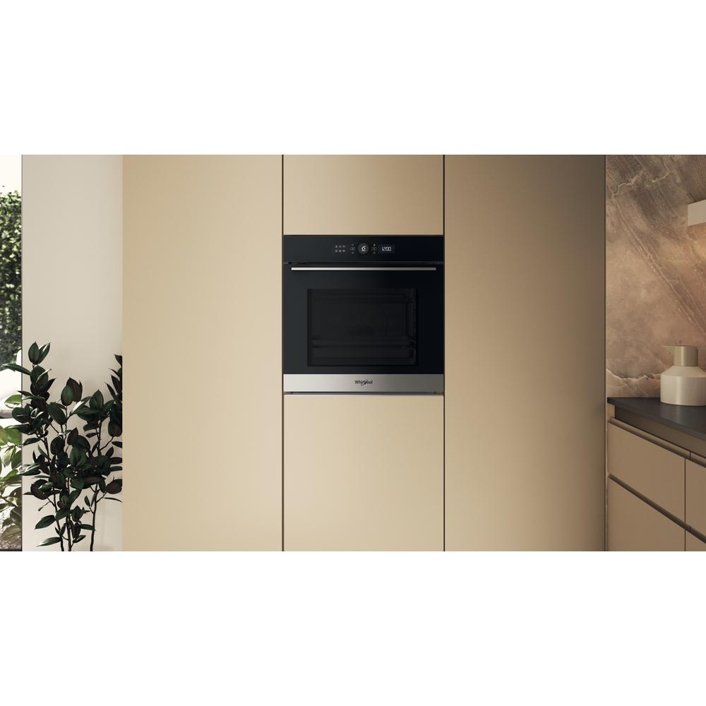 WHIRLPOOL WOI5S8HM1SXA multifunctionele oven met stoom - 60cm WHIRLPOOL WOI5S8HM1SXA multifunctionele oven met stoom - 60cm