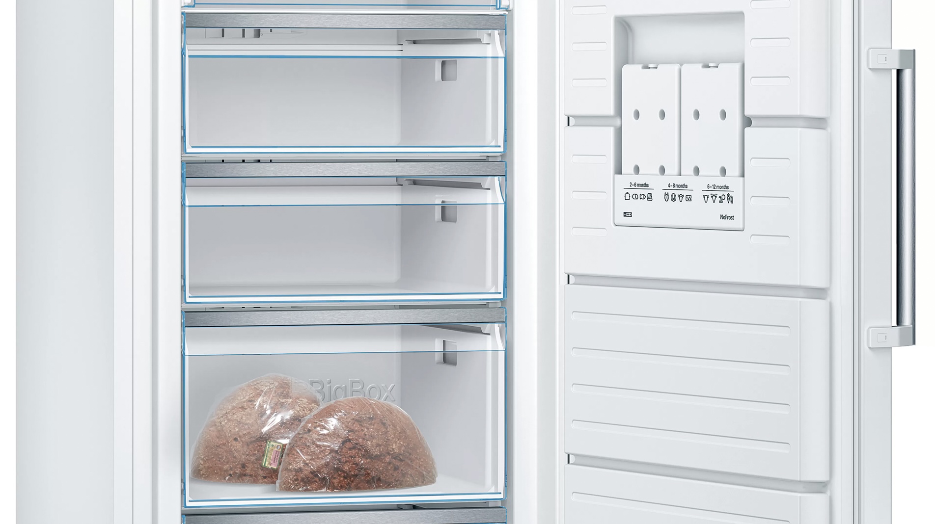 BOSCH GSN58DWDV SERIE 6 vrijstaande vriezer - 191cm