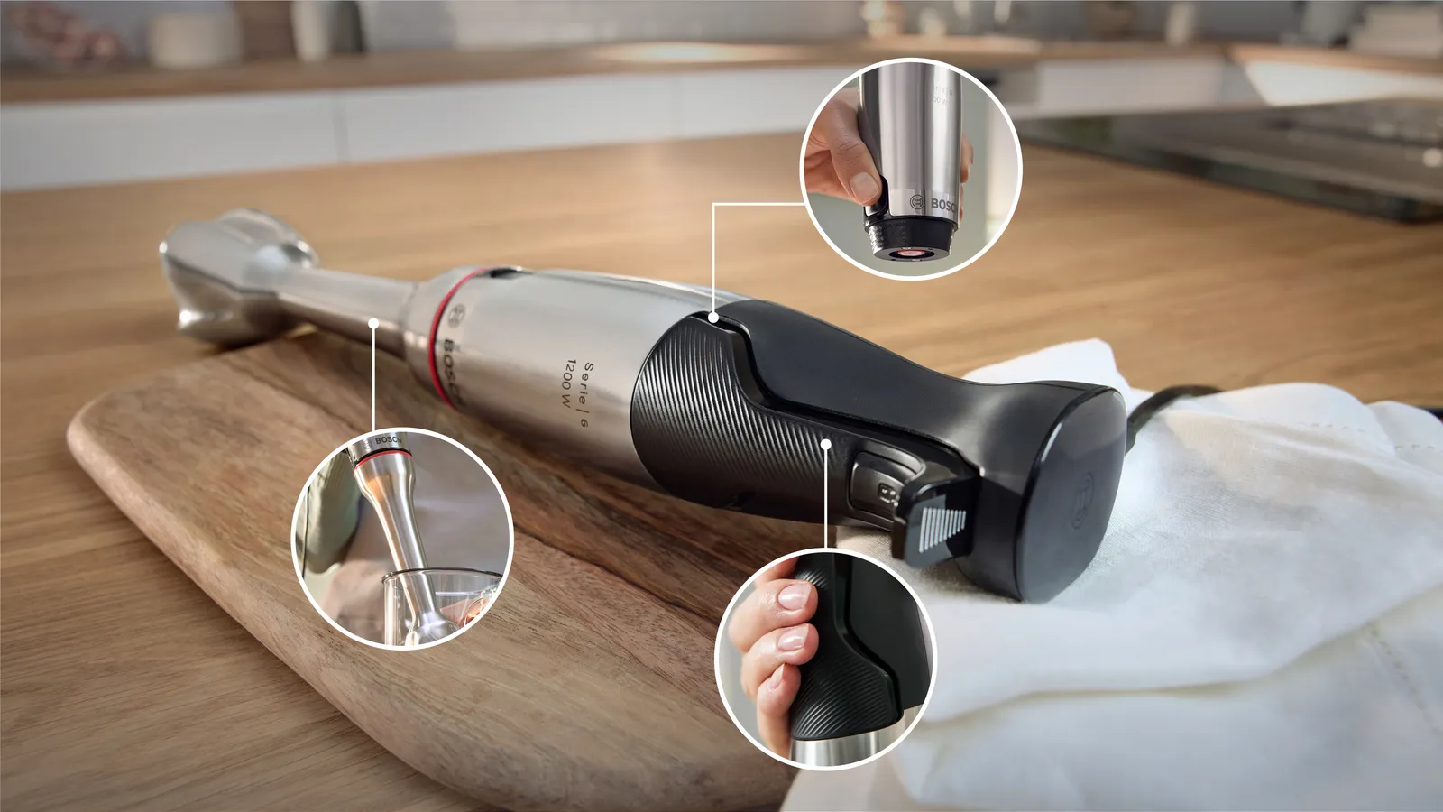 BOSCH MSM6M871 SERIE 6 staafmixer BOSCH MSM6M871 SERIE 6 staafmixer