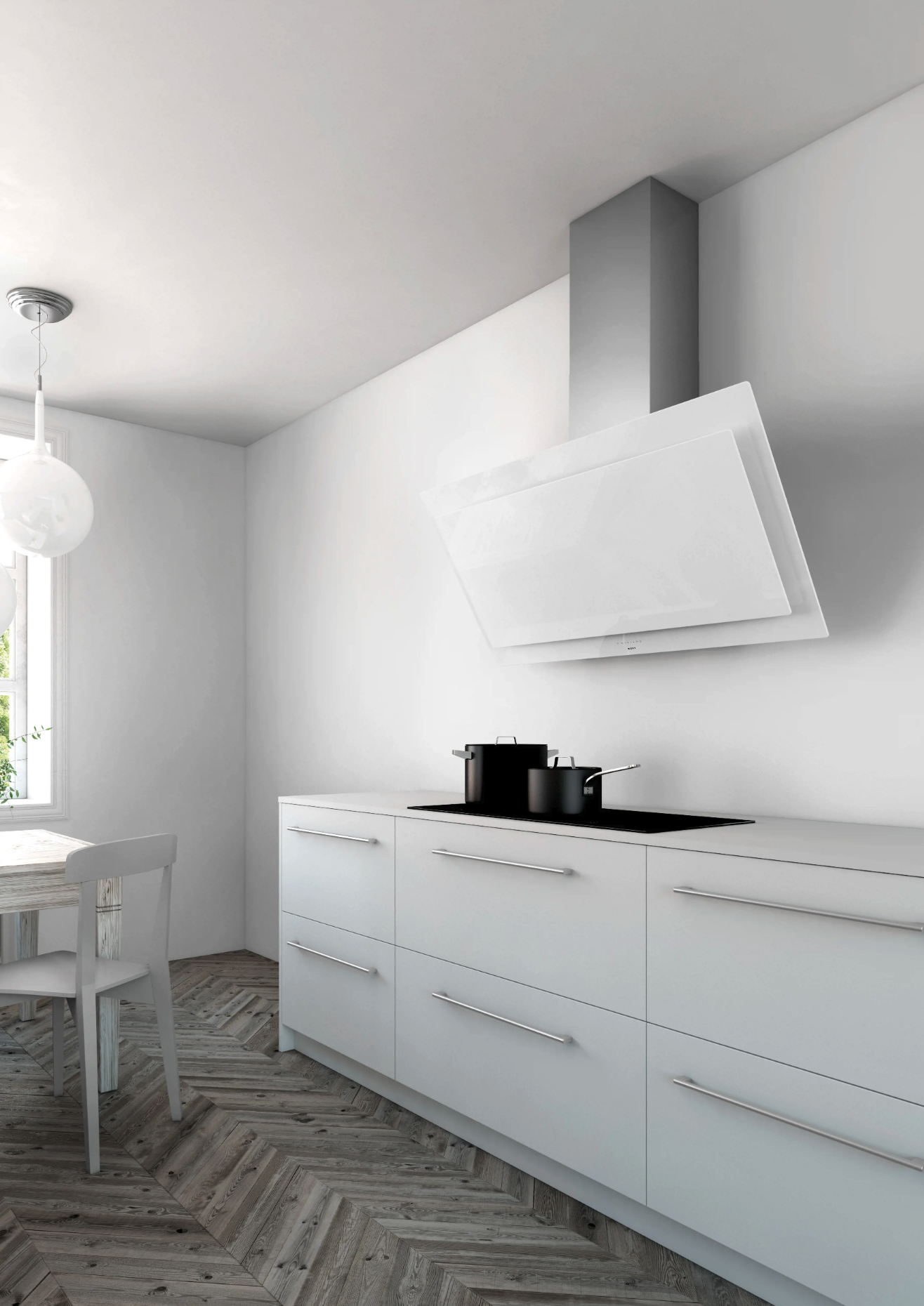 NOVY 7831 Vision headfree dampkap - 90cm NOVY 7831 Vision headfree dampkap - 90cm