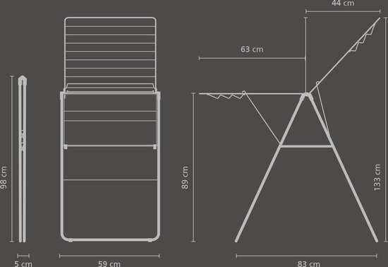 BRABANTIA 403422 droogrek BRABANTIA 403422 droogrek