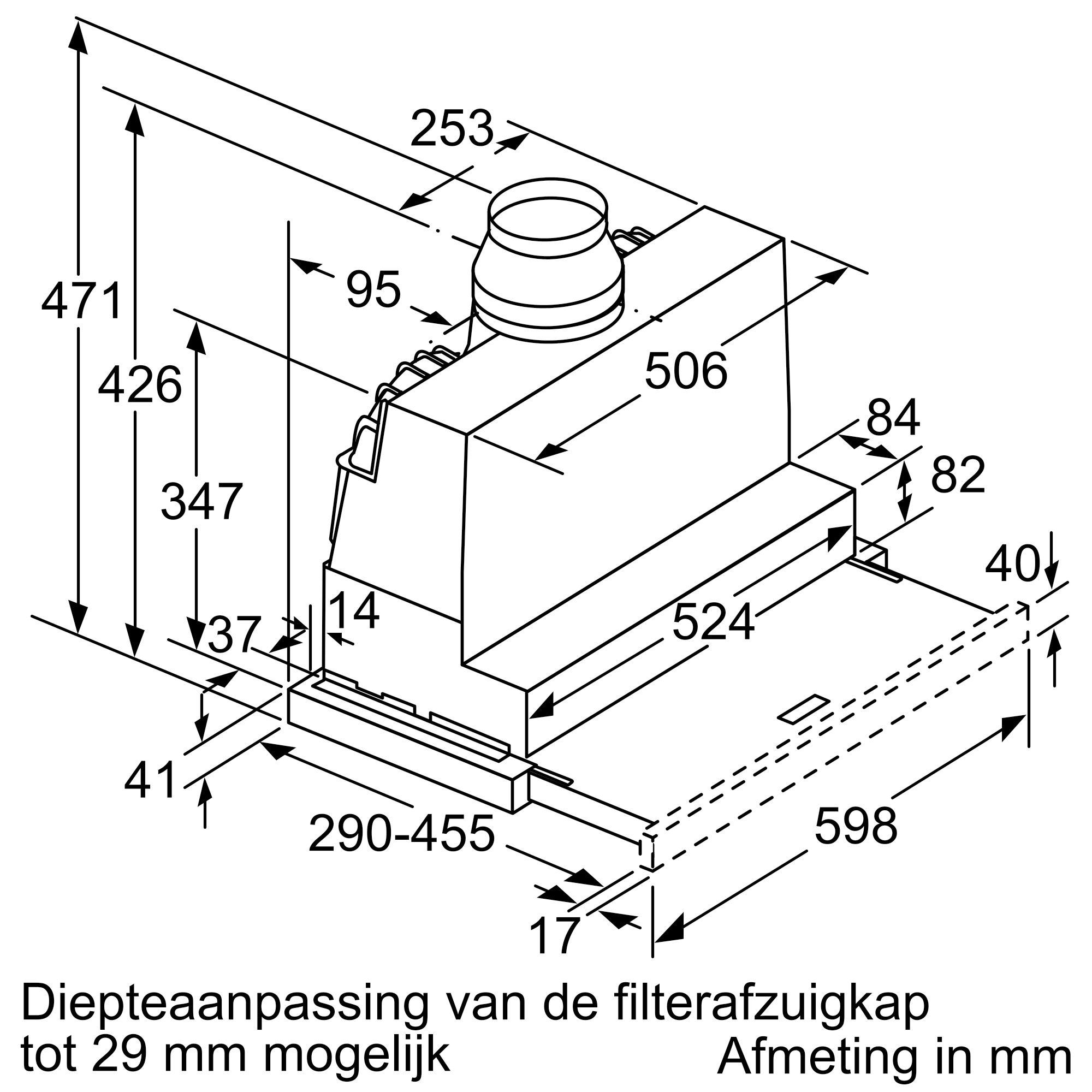 SIEMENS LI67RA561 IQ500 telescopische dampkap - 60cm