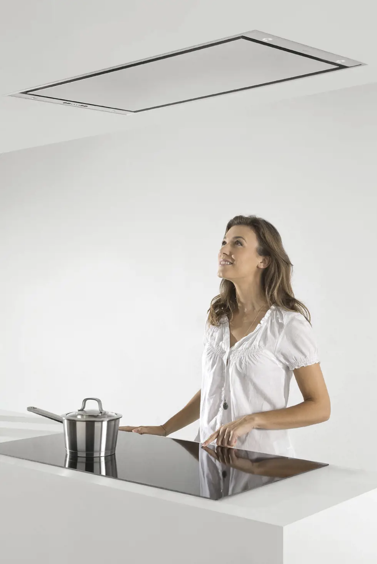 NOVY 6830 Pureline plafonddampkap - 90cm NOVY 6830 Pureline plafonddampkap - 90cm