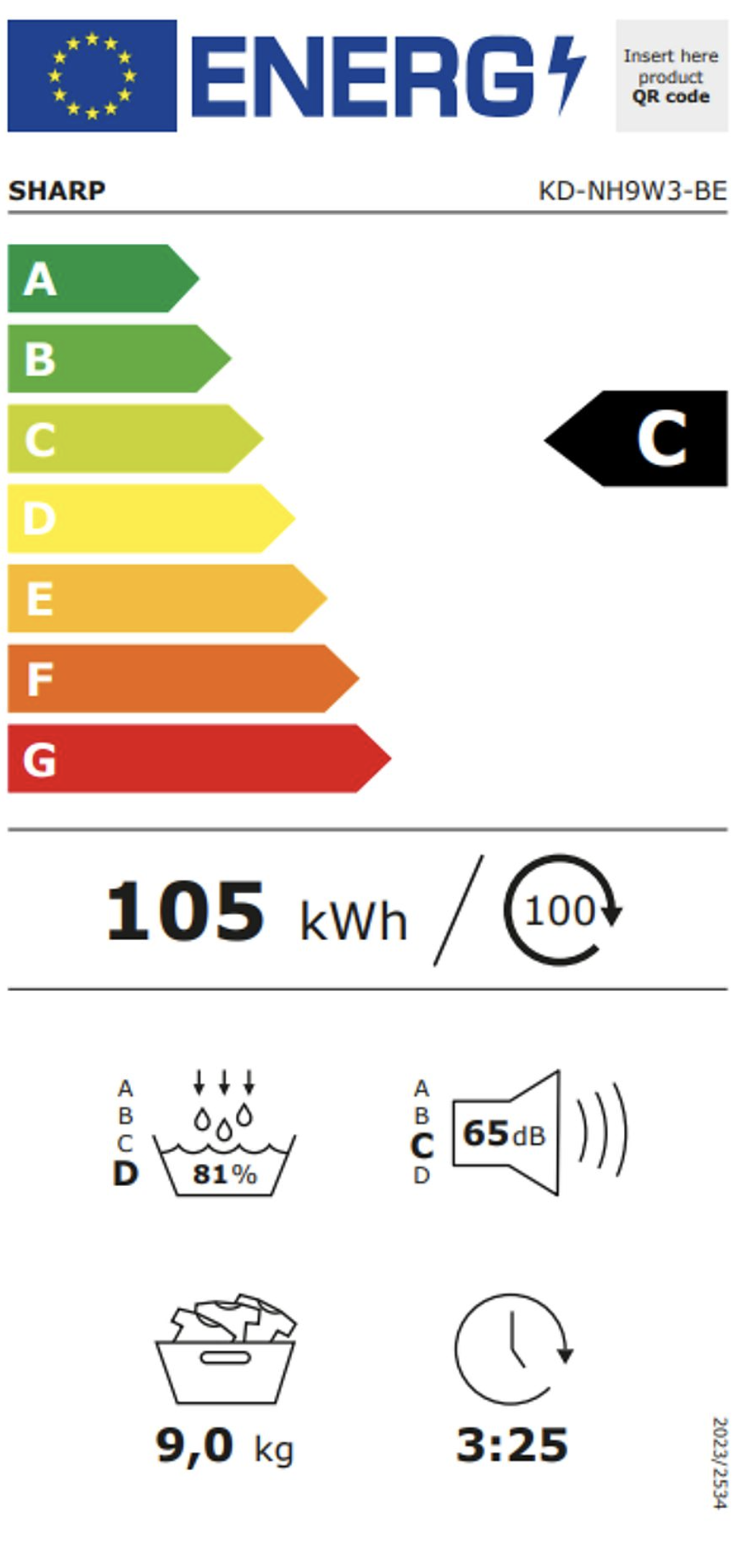 SHARP KDNH9W3BE SHARP KDNH9W3BE