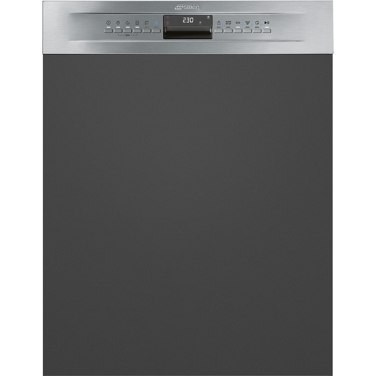 SMEG ERT PL254CX vaatwasser met bedieningspaneel
