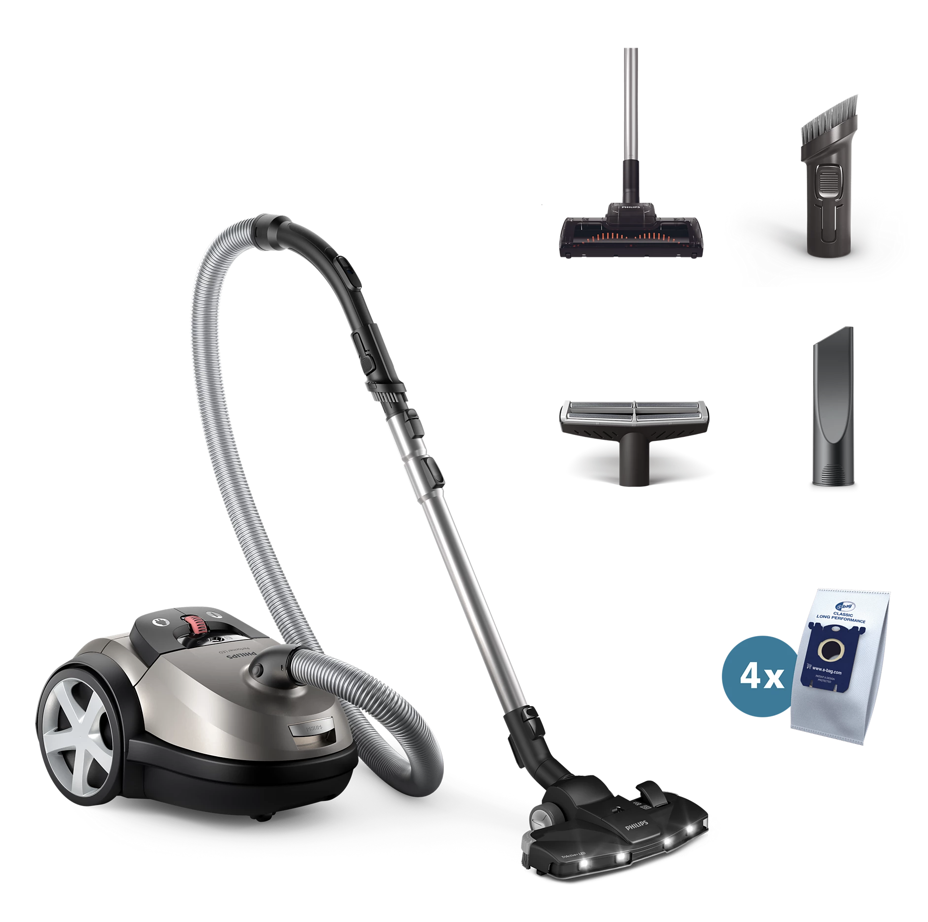 PHILIPS PDXD8152/12 stofzuiger met zak PHILIPS PDXD8152/12 stofzuiger met zak