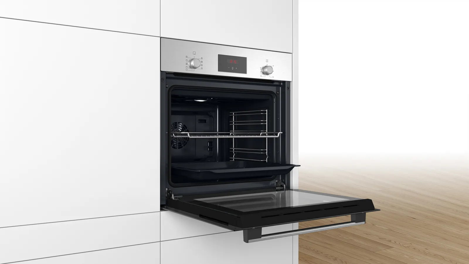 BOSCH HBF114BS1 SERIE 2 multifunctionele oven - 60cm BOSCH HBF114BS1 SERIE 2 multifunctionele oven - 60cm