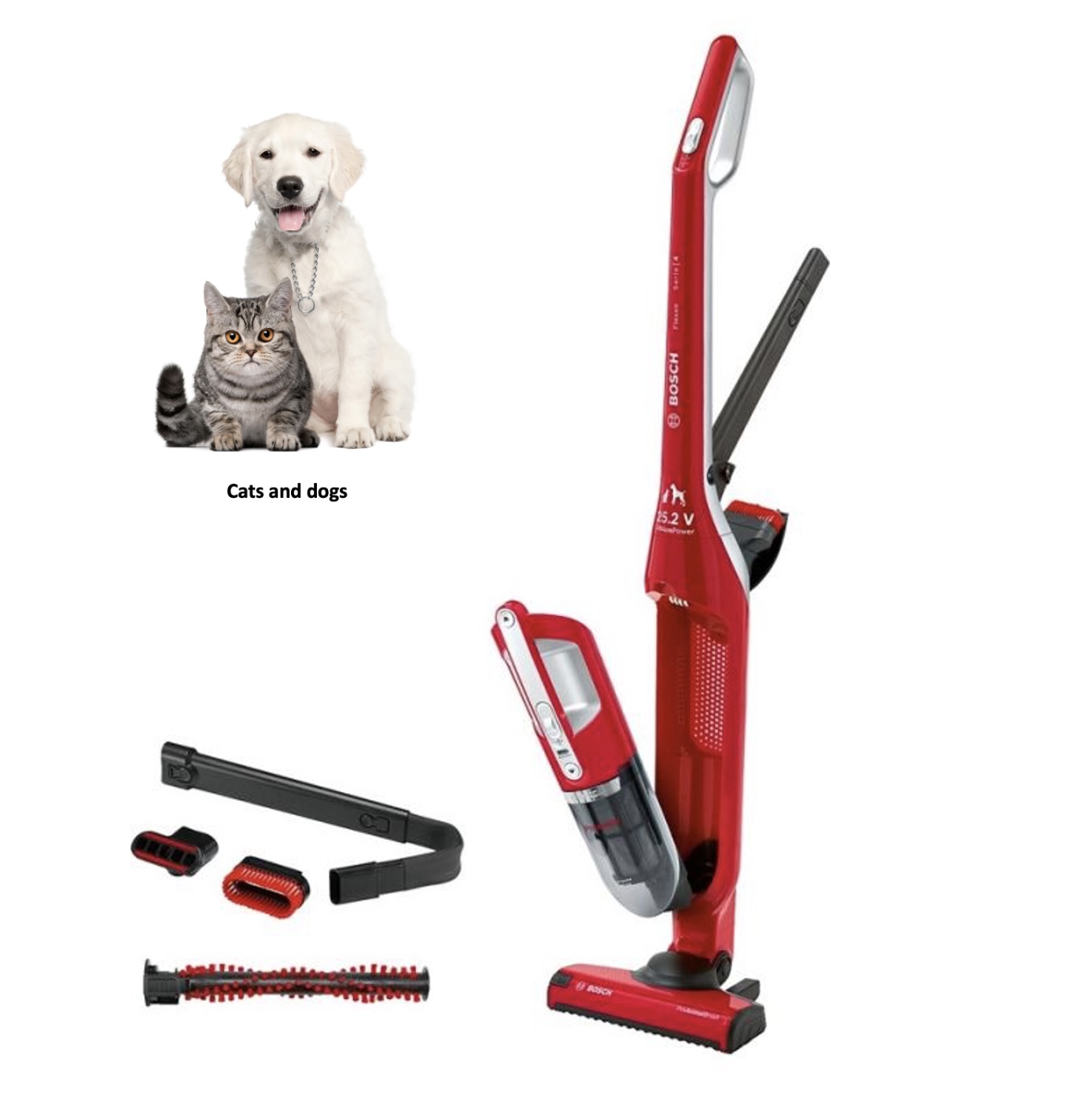 BOSCH SDA BBH3ZOO28 steelstofzuiger