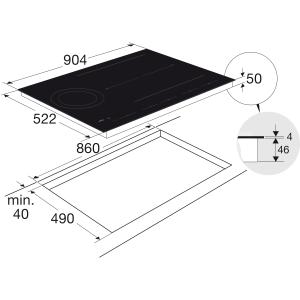 ATAG HI29571SVL inductiekookplaat - 90cm