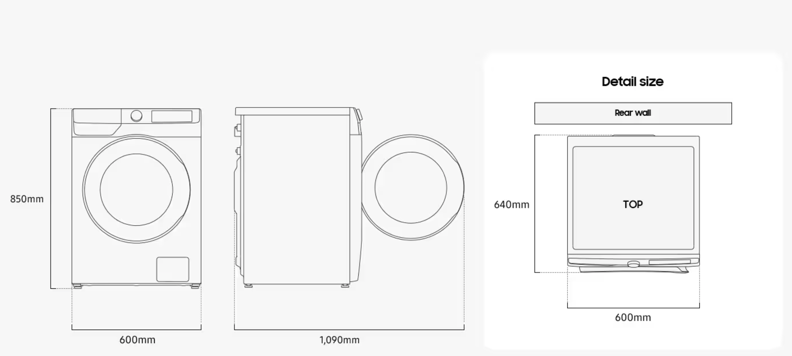 SAMSUNG WW90DG6U85LBU3 wasmachine SAMSUNG WW90DG6U85LBU3 wasmachine