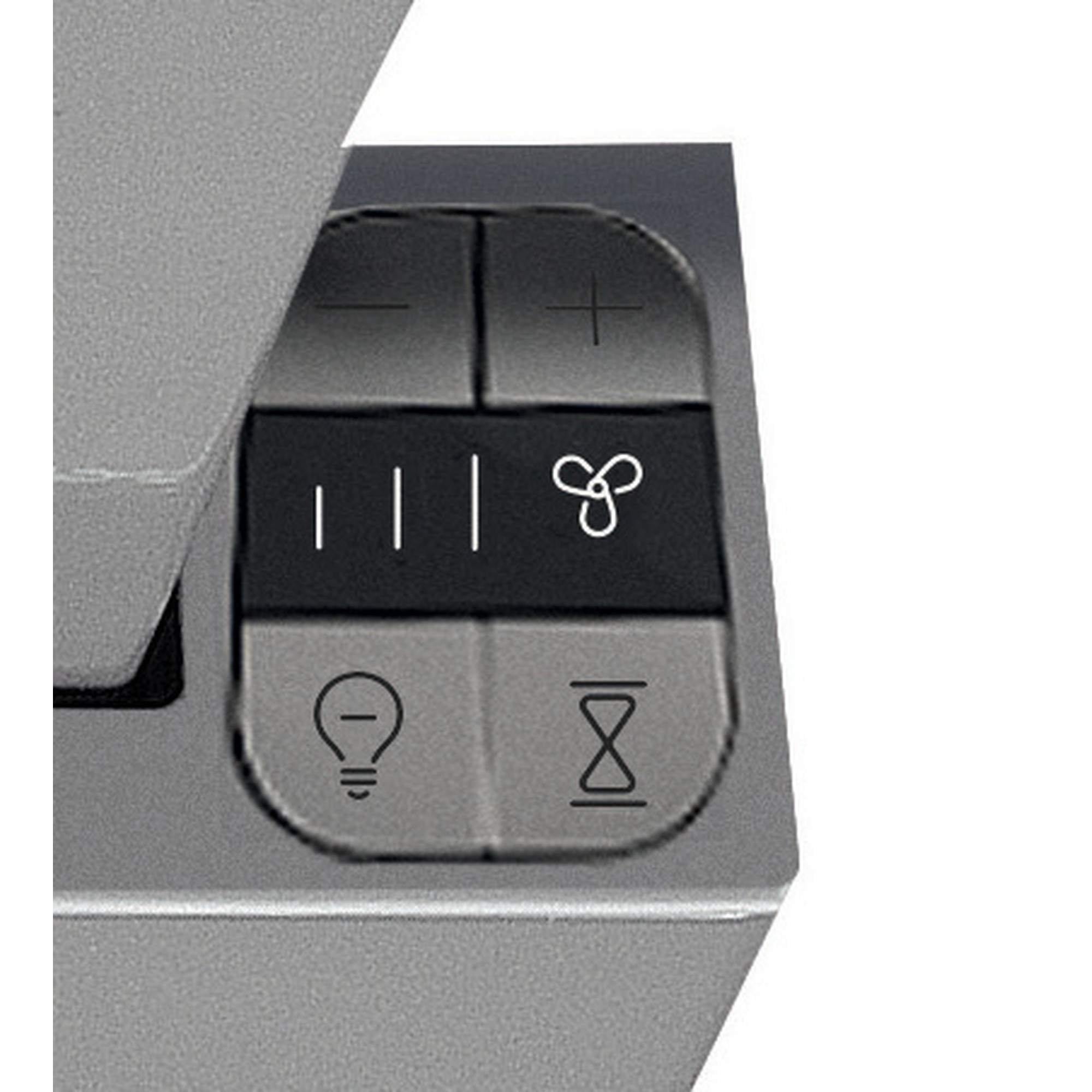 WHIRLPOOL AKR4431GY telescopische dampkap - 90cm WHIRLPOOL AKR4431GY telescopische dampkap - 90cm