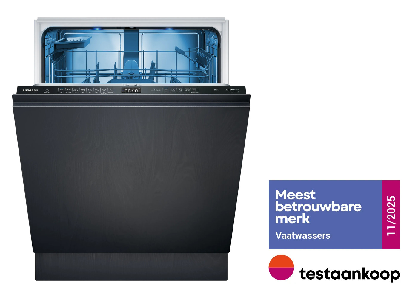 SIEMENS SN65EX14BE iQ500 vaatwasser volledig integreerbaar