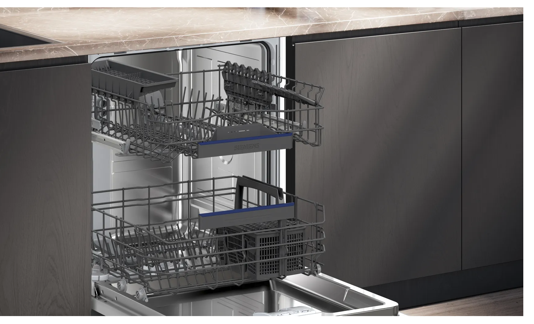 SIEMENS SN63EX20BE IQ300 vaatwasser volledig integreerbaar SIEMENS SN63EX20BE IQ300 vaatwasser volledig integreerbaar
