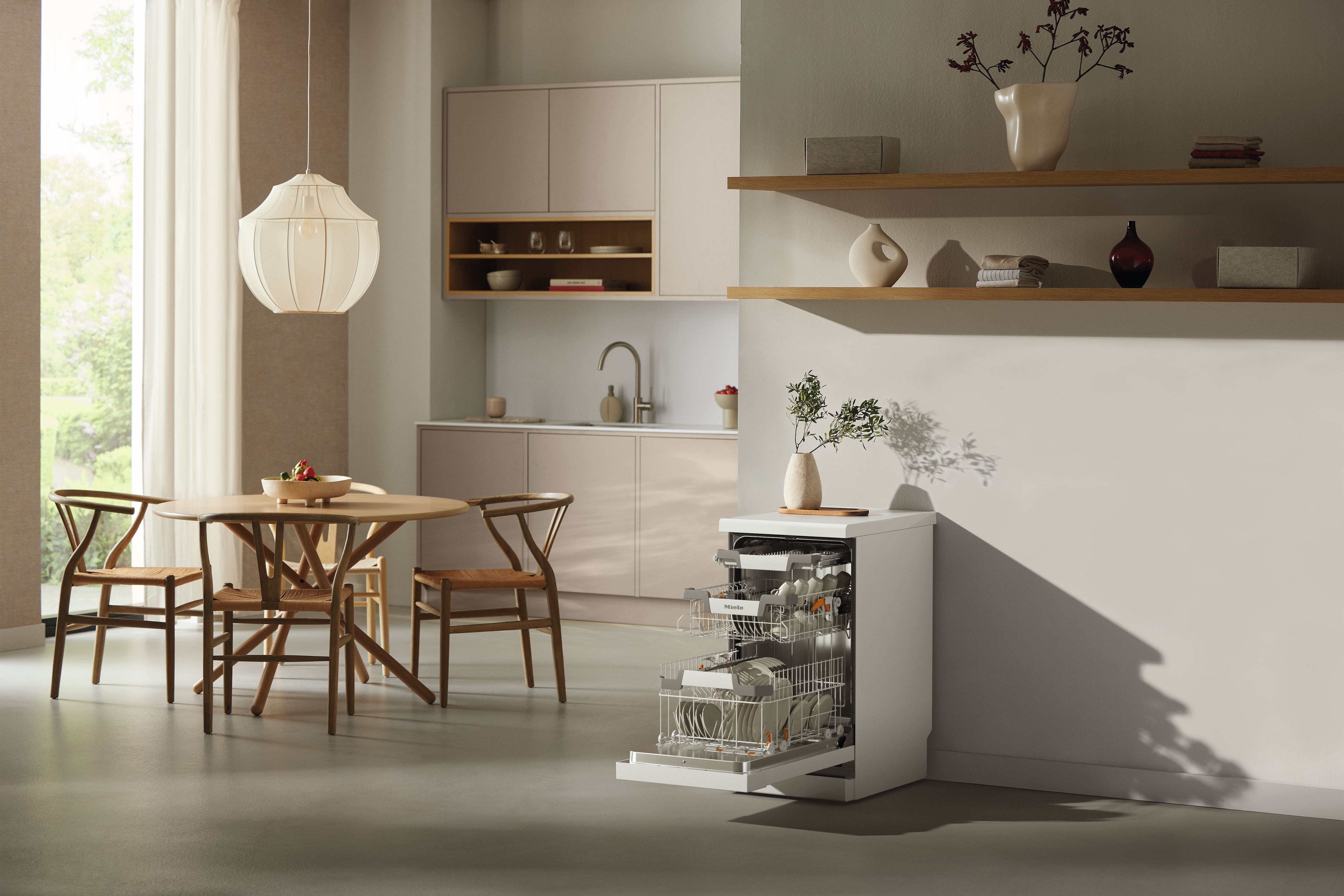 MIELE G5740SCBW vrijstaande vaatwasser MIELE G5740SCBW vrijstaande vaatwasser