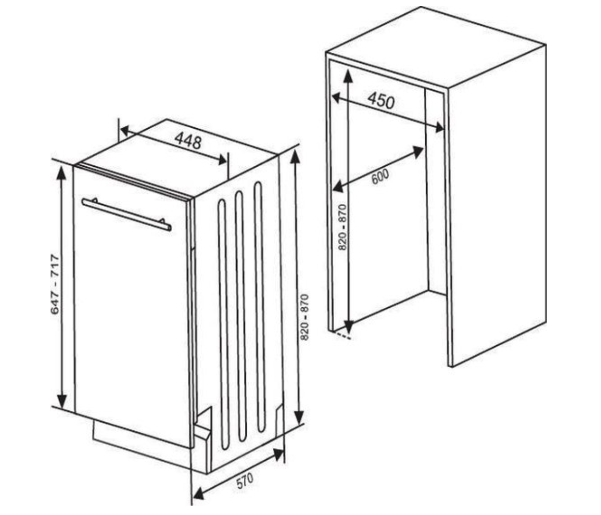 SHARP QWNS14I49EXEU vaatwasser volledig integreerbaar SHARP QWNS14I49EXEU vaatwasser volledig integreerbaar