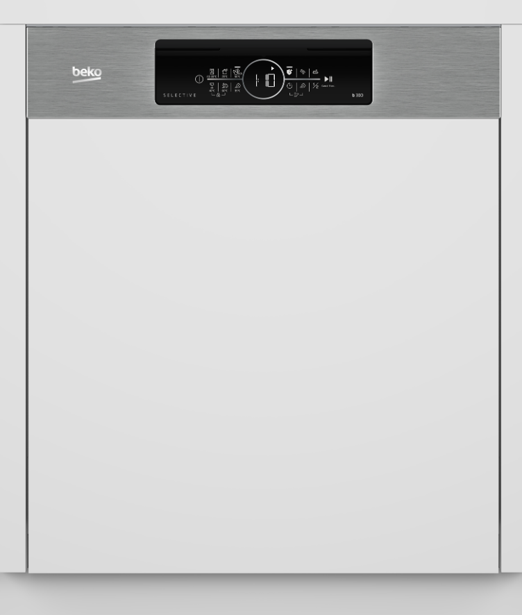 BEKO BDSN36640XC2 vaatwasser met bedieningspaneel BEKO BDSN36640XC2 vaatwasser met bedieningspaneel