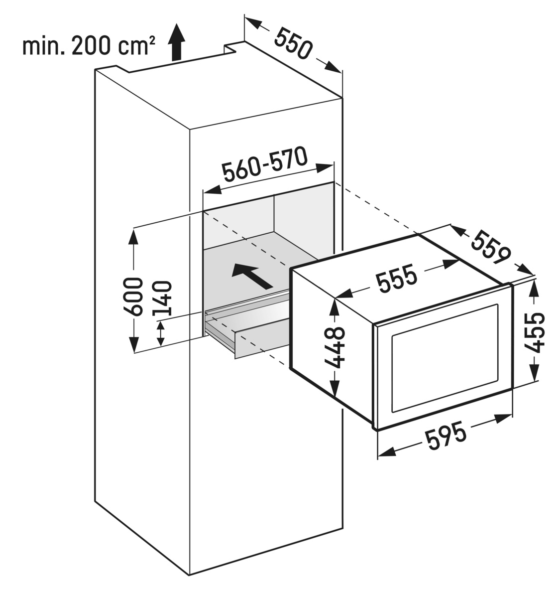 LIEBHERR WKEGW58226 integreerbare wijnklimaatkast LIEBHERR WKEGW58226 integreerbare wijnklimaatkast