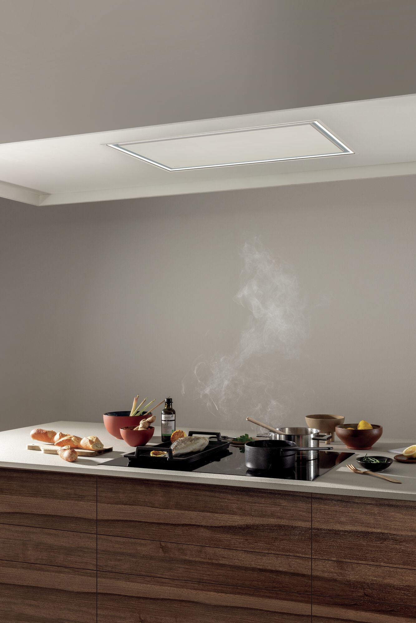 NOVY 6931 Pureline Pro plafonddampkap - 90cm NOVY 6931 Pureline Pro plafonddampkap - 90cm