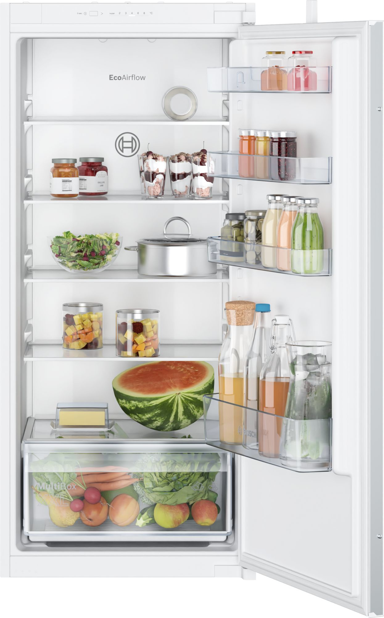 BOSCH KIR415SE0 SERIE 2 koelkast zonder vriesvak - 122cm BOSCH KIR415SE0 SERIE 2 koelkast zonder vriesvak - 122cm