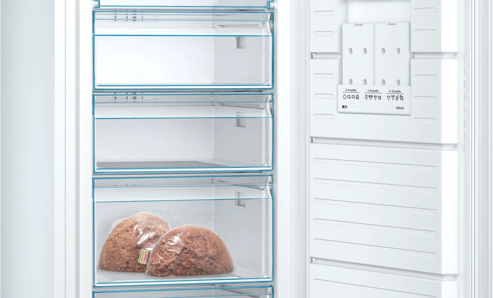 BOSCH GSN58VWEV SERIE 4 vrijstaande vriezer - 191cm BOSCH GSN58VWEV SERIE 4 vrijstaande vriezer - 191cm