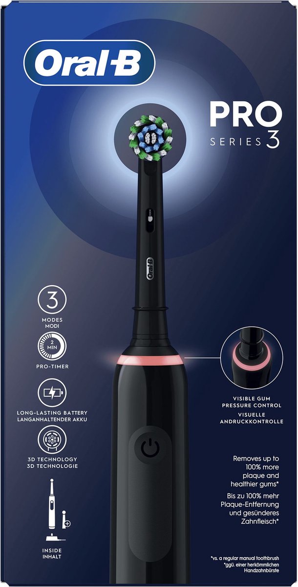 ORAL B OBPRO3CABL elektrische tandenborstel ORAL B OBPRO3CABL elektrische tandenborstel