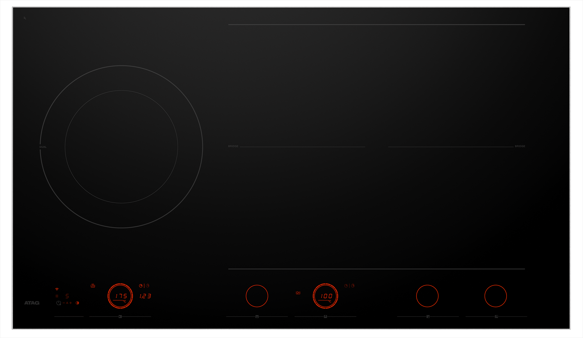 ATAG HI29571SVL inductiekookplaat - 90cm ATAG HI29571SVL inductiekookplaat - 90cm