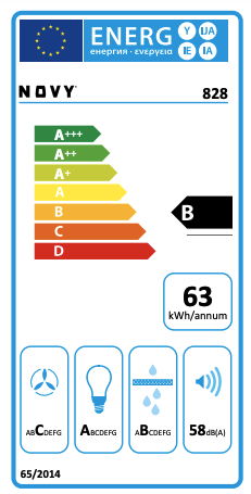 NOVY 828 inbouwgroep - 55cm NOVY 828 inbouwgroep - 55cm
