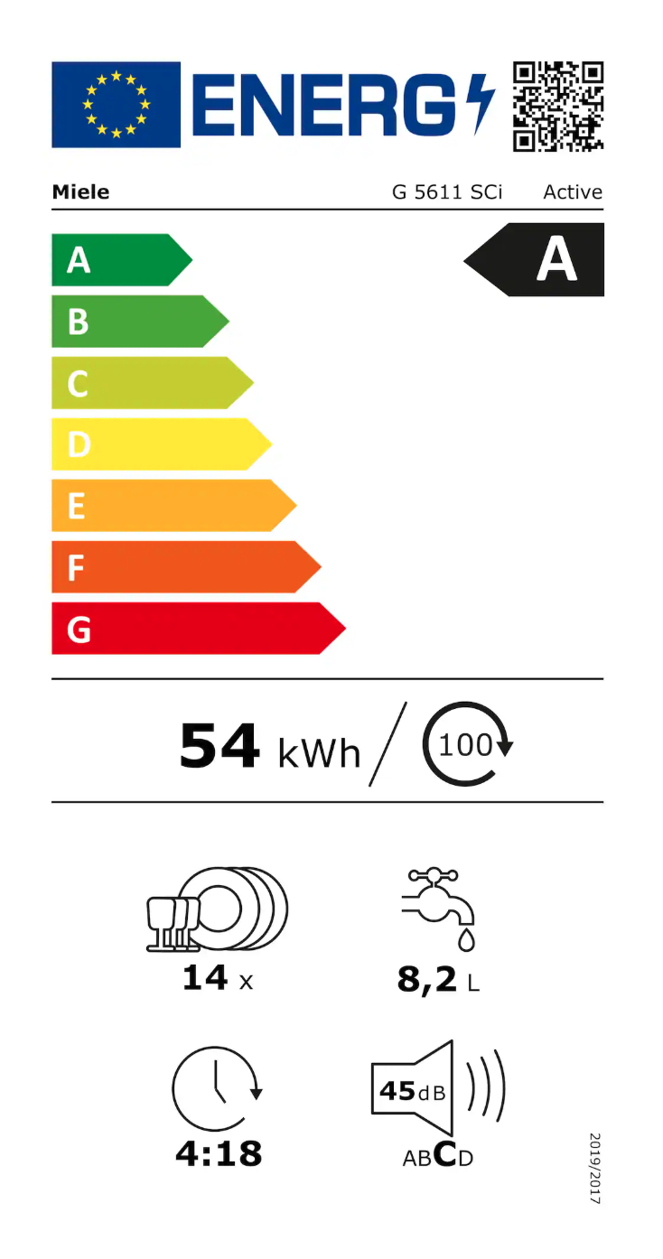 MIELE G5611SCIACTIVEBW vaatwasser met bedieningspaneel MIELE G5611SCIACTIVEBW vaatwasser met bedieningspaneel