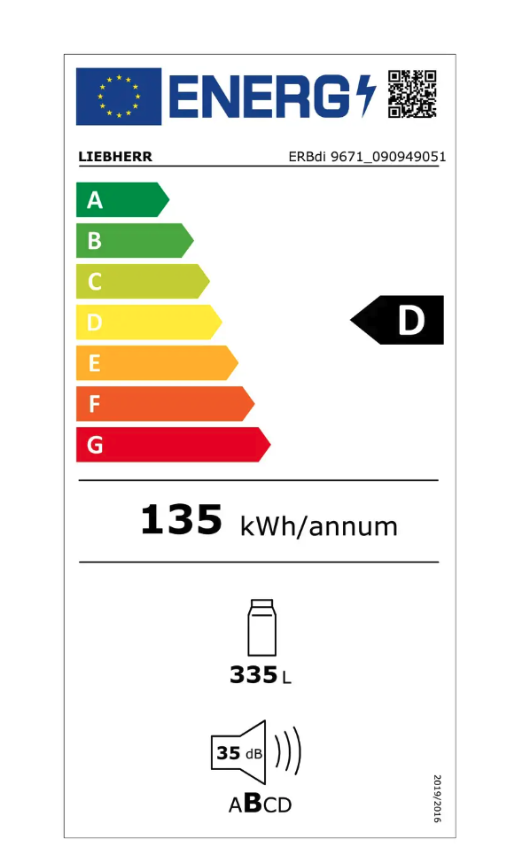LIEBHERR MONOLITH ERBDI967120617 koelkast zonder vriesvak - 213cm LIEBHERR MONOLITH ERBDI967120617 koelkast zonder vriesvak - 213cm