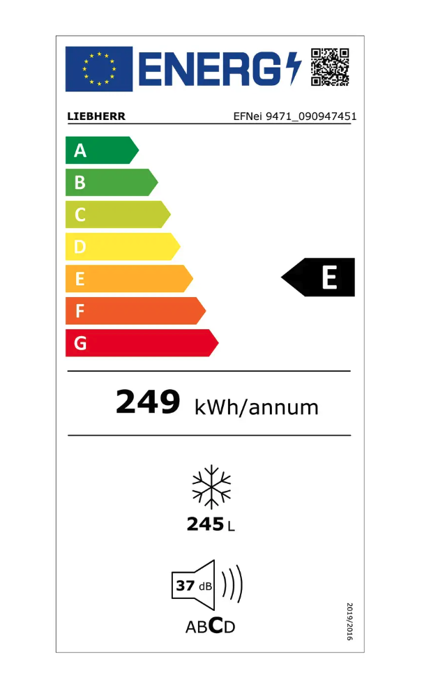 LIEBHERR MONOLITH EFNEI947120617 inbouw vriezer - 213cm LIEBHERR MONOLITH EFNEI947120617 inbouw vriezer - 213cm