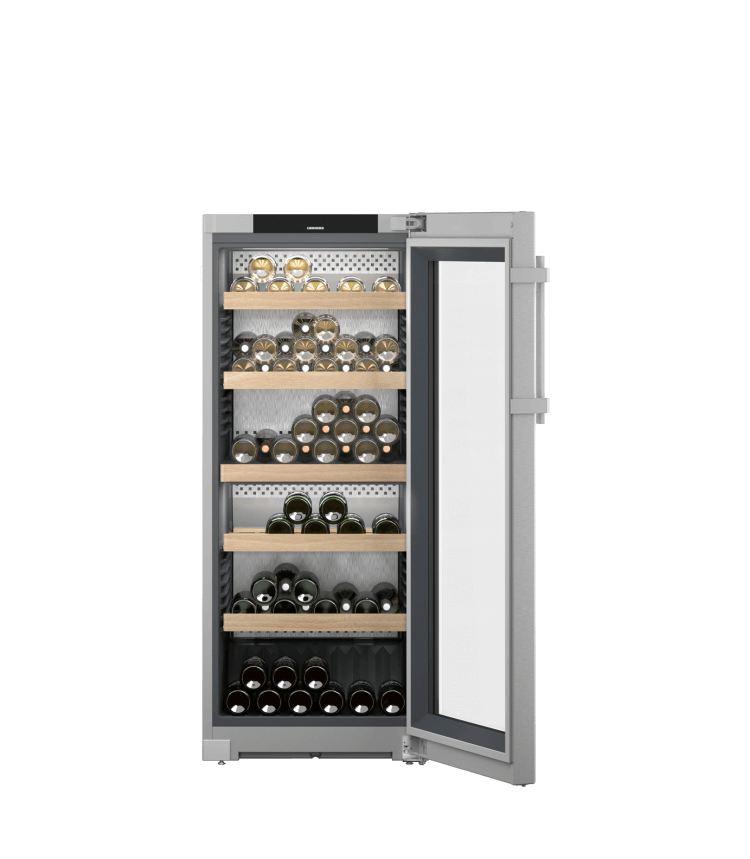 LIEBHERR WPSD465220 vrijstaande wijnklimaatkast LIEBHERR WPSD465220 vrijstaande wijnklimaatkast